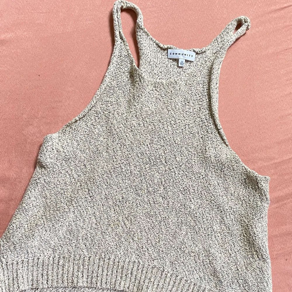 Community knitting tank